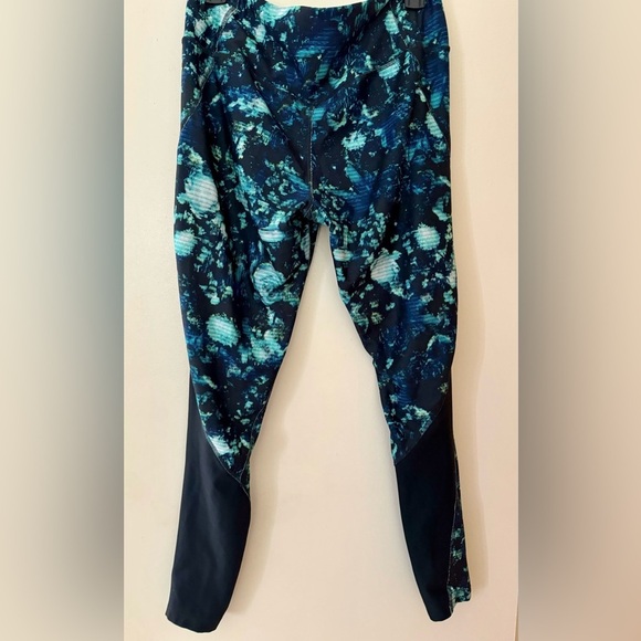 NIKE Dri-Fit Women’s Black,Green, Blue Work Out Pants. Hidden Pocket In Waist  L - Picture 1 of 9